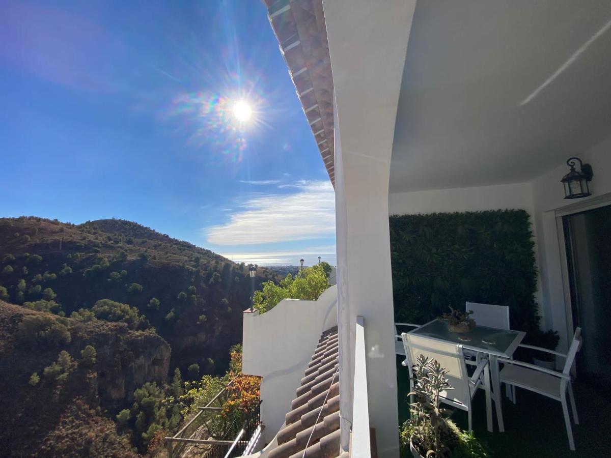 Ferienwohnung Mirador De La Axarquia Frigiliana Exterior foto