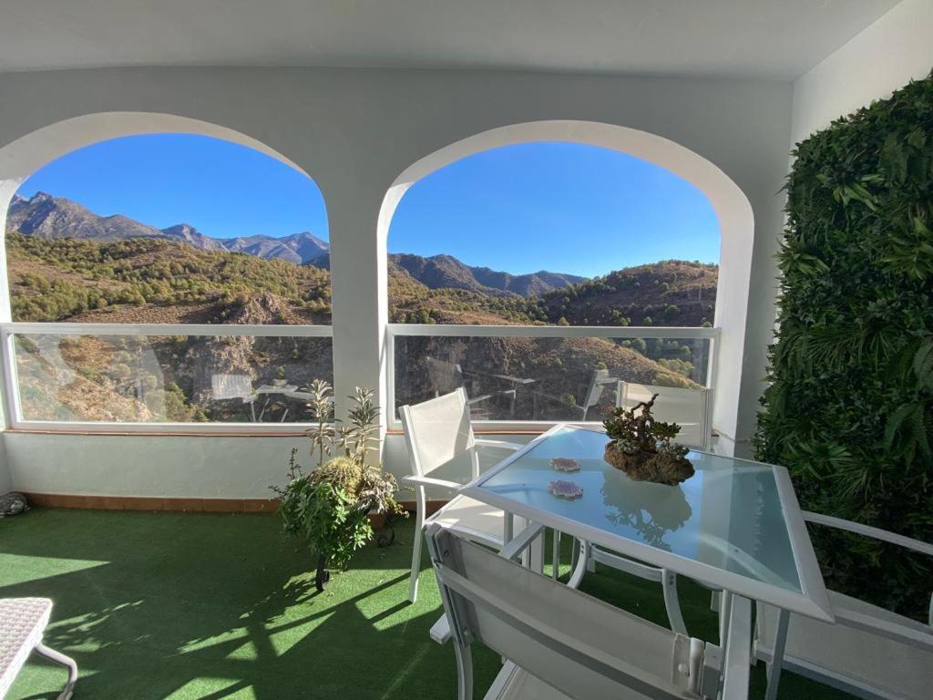 Ferienwohnung Mirador De La Axarquia Frigiliana Exterior foto